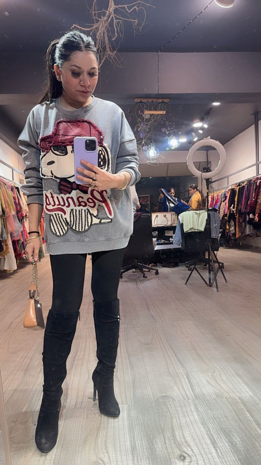 Snoopy Woolen Sweatshirt