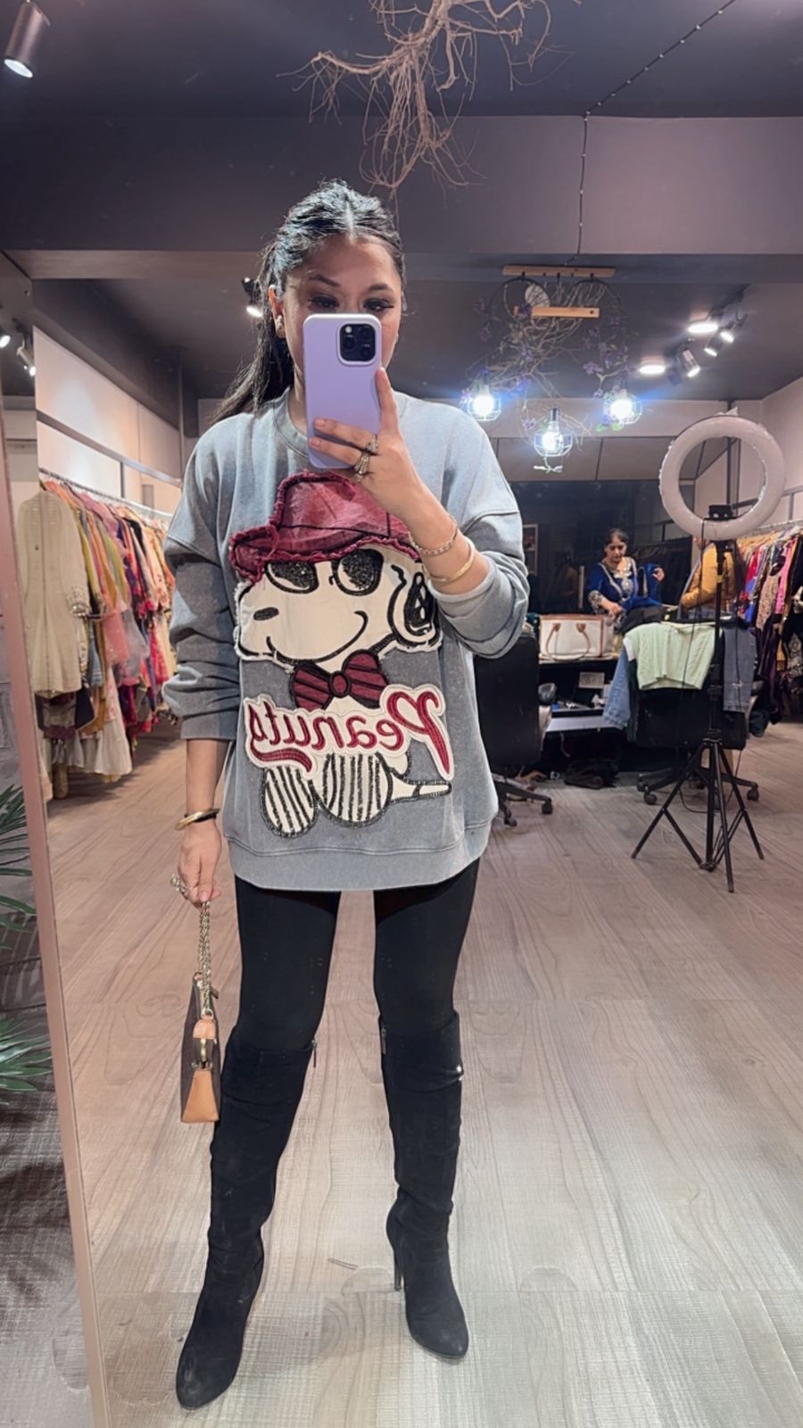 Snoopy Woolen Sweatshirt