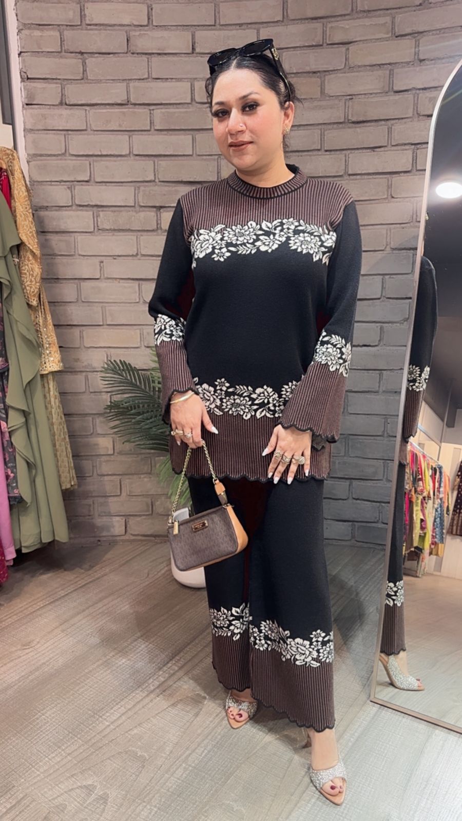 Diablo Black Woolen Cordset