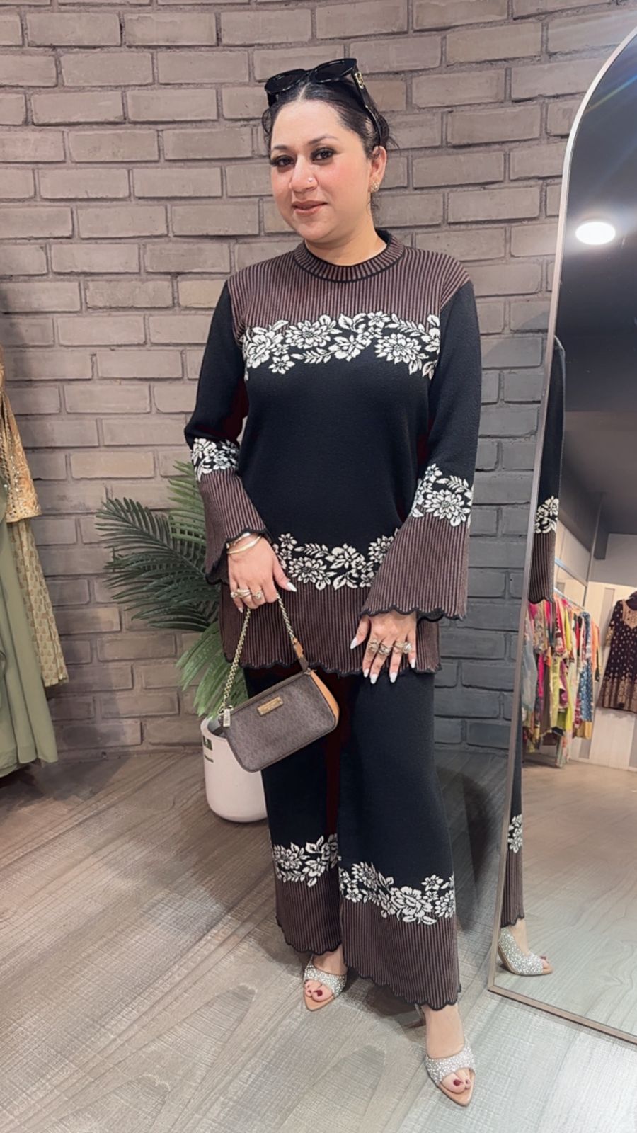 Diablo Black Woolen Cordset