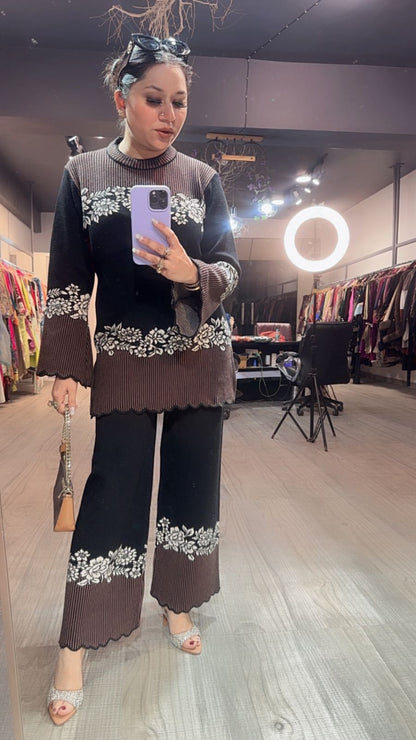 Diablo Black Woolen Cordset