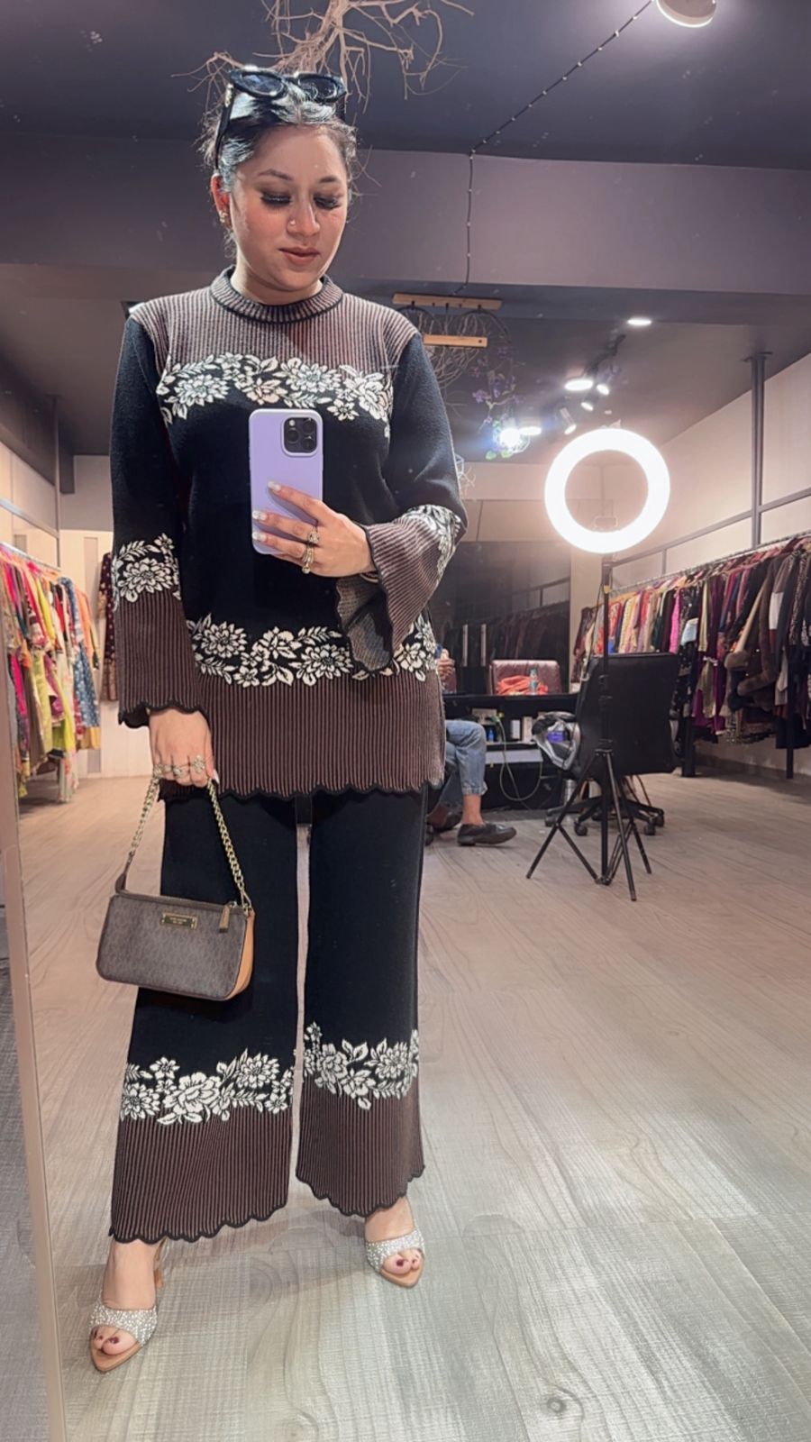 Diablo Black Woolen Cordset