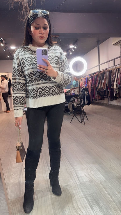 Esme Digital Woolen Sweater