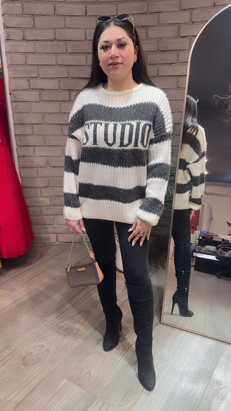 Zobha offwhite Woolen Sweater