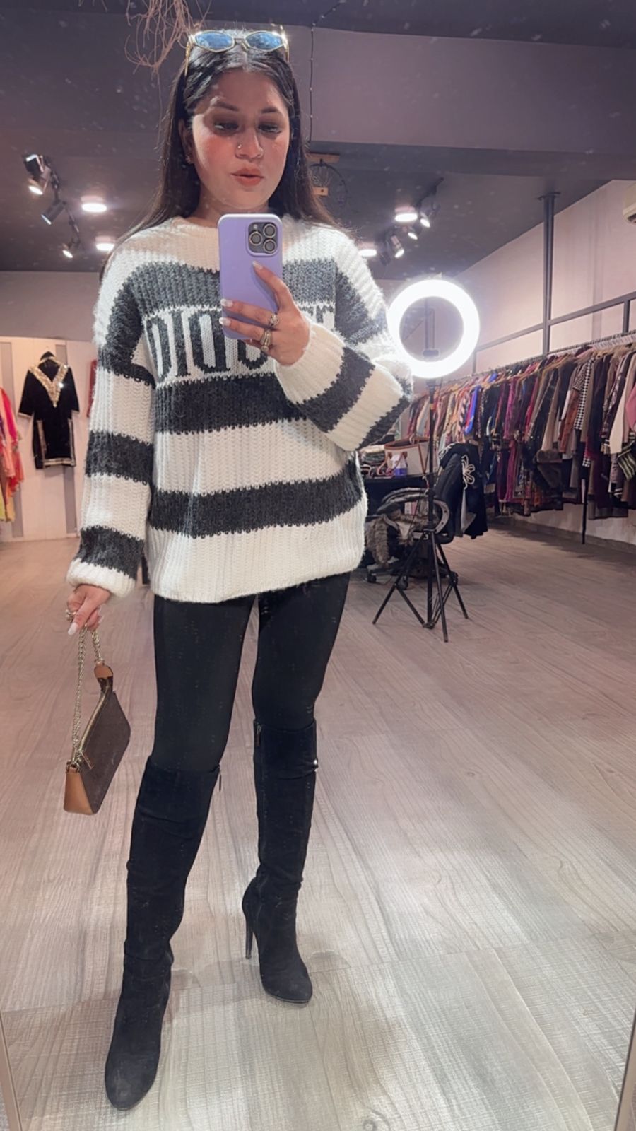 Zobha offwhite Woolen Sweater