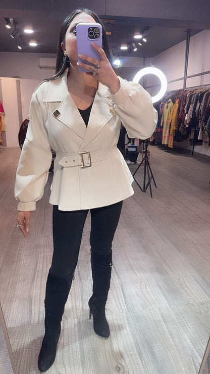 Kiko ivory Stylish Jacket
