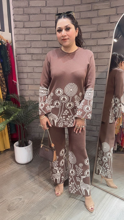 Brownie Woolen Cordset