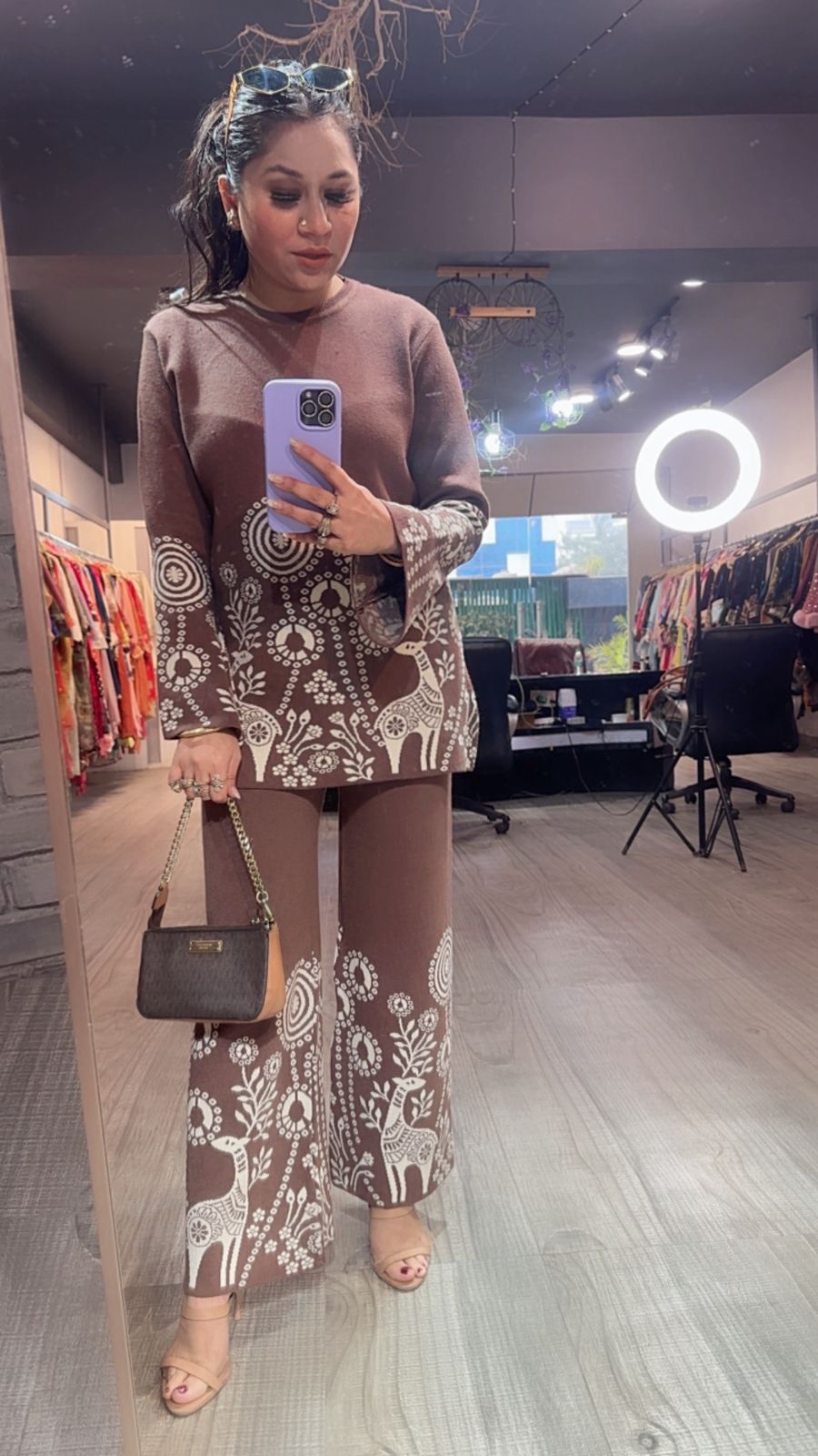 Brownie Woolen Cordset