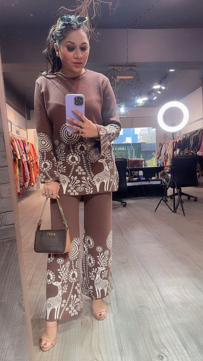 Brownie Woolen Cordset