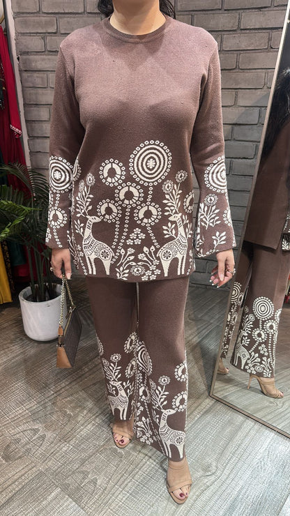 Brownie Woolen Cordset