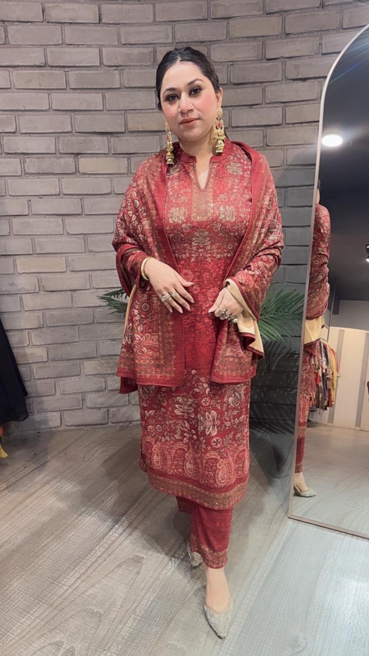 Ridhima Digital Woolen suit