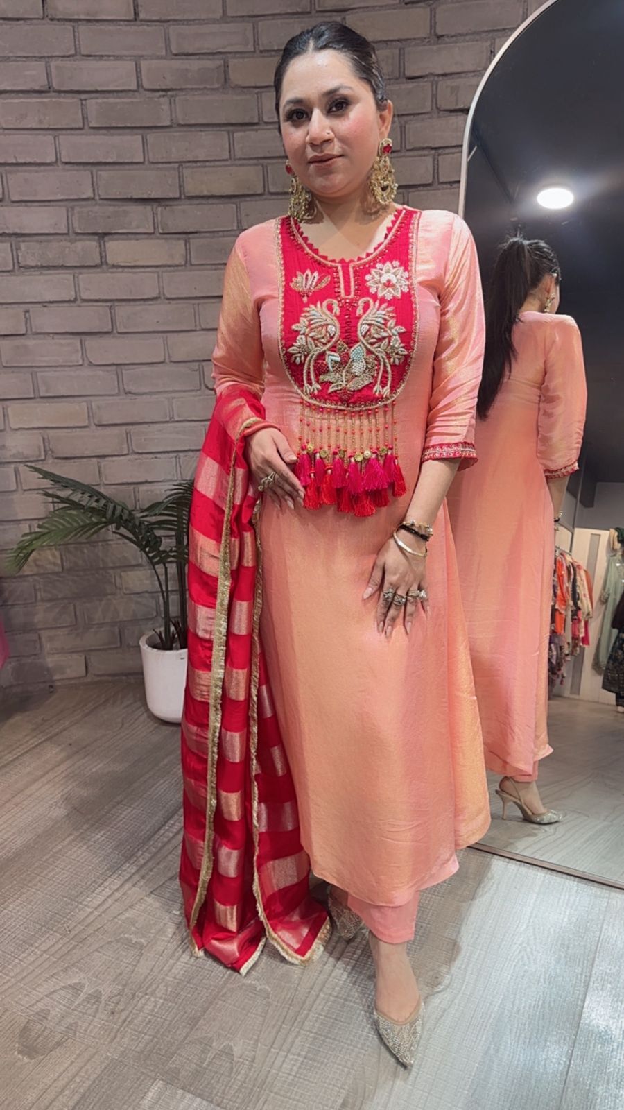 Kaarma Red Tassel Designer suit