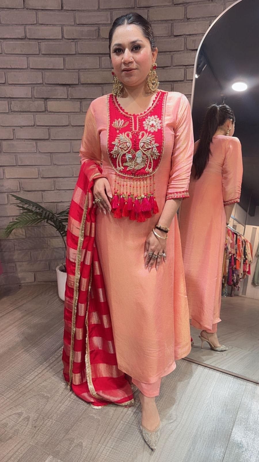 Kaarma Red Tassel Designer suit