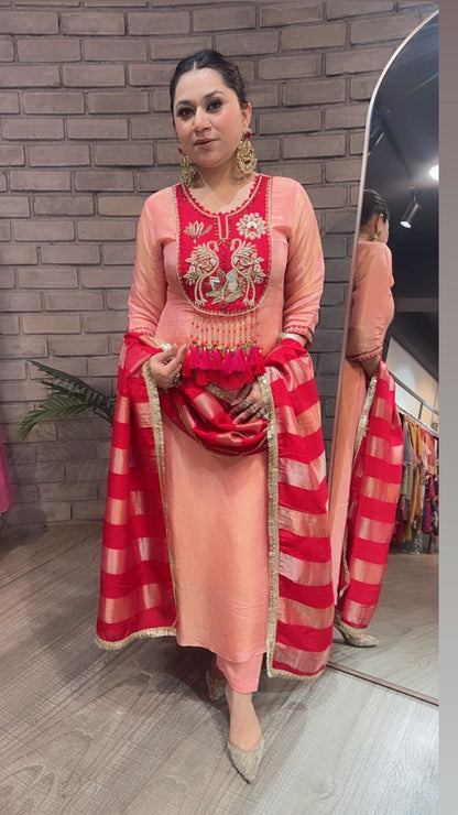 Kaarma Red Tassel Designer suit