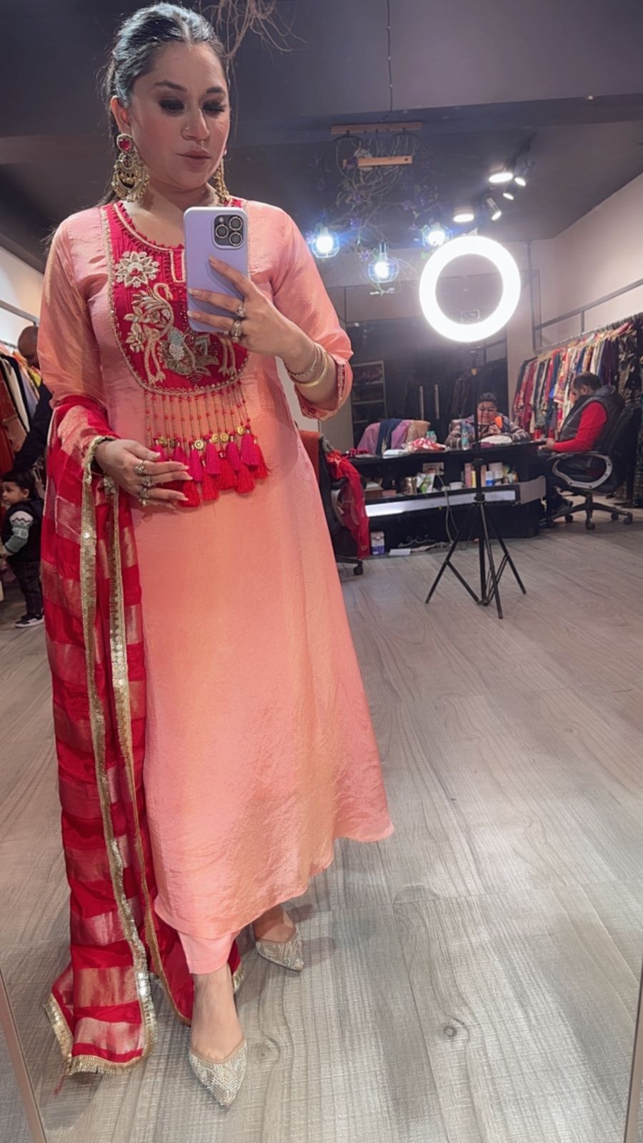 Kaarma Red Tassel Designer suit