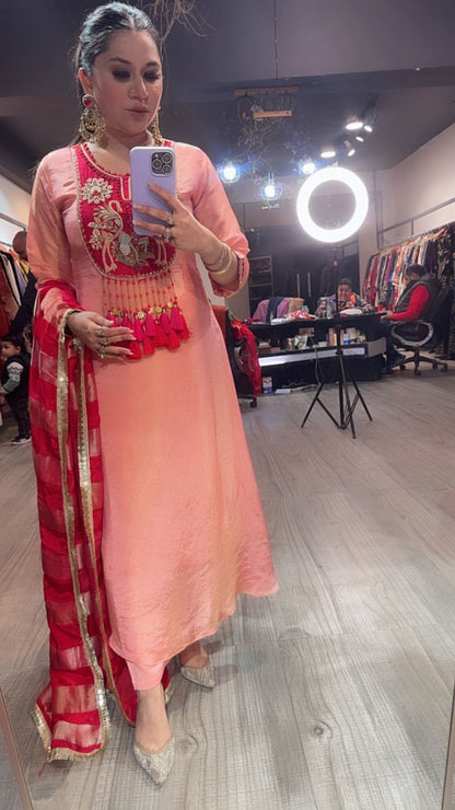 Kaarma Red Tassel Designer suit