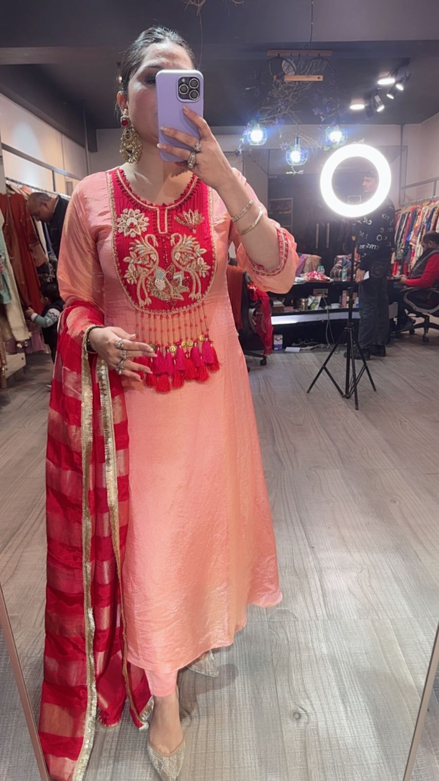 Kaarma Red Tassel Designer suit