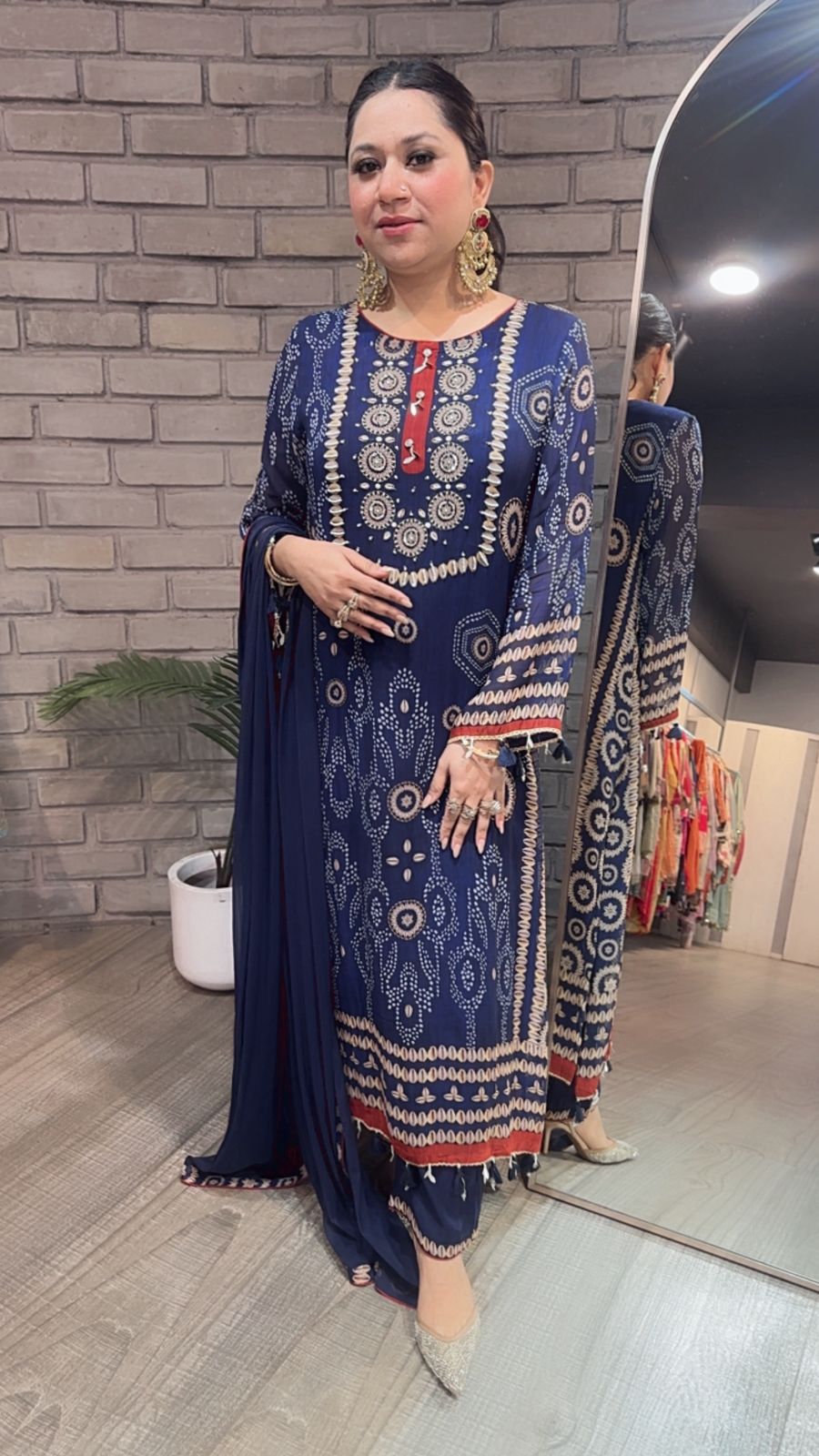 Noah Blue Digital Designer suit