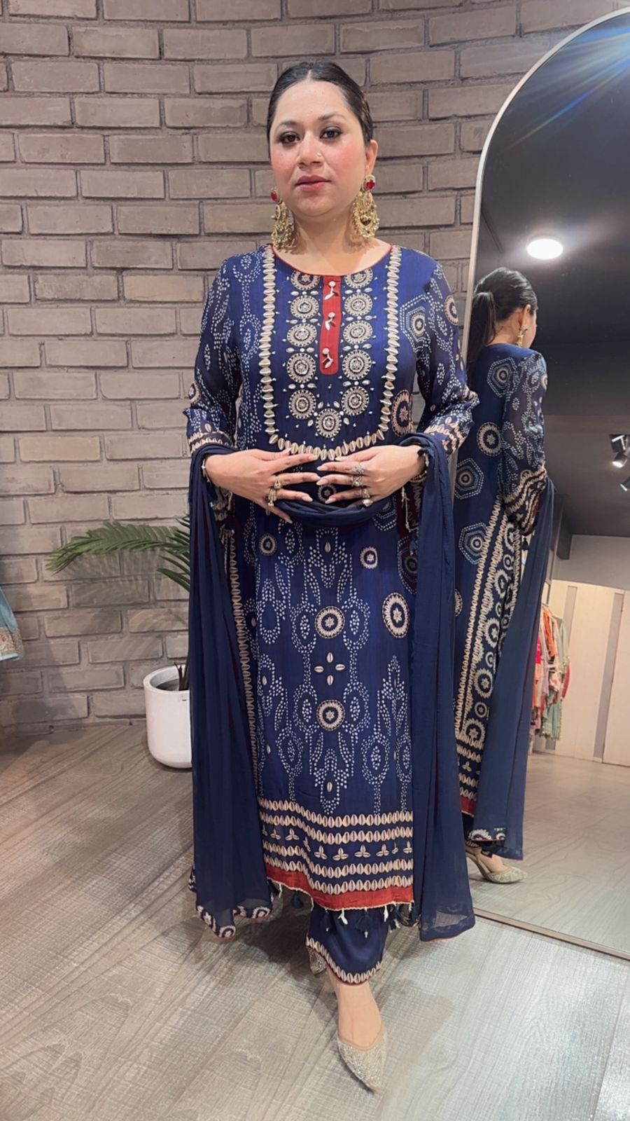 Noah Blue Digital Designer suit