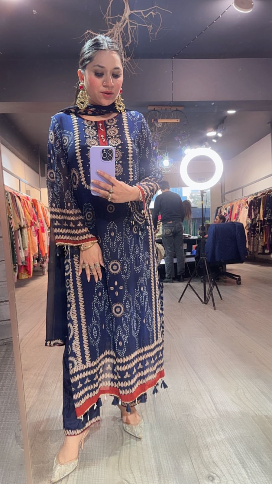 Noah Blue Digital Designer suit