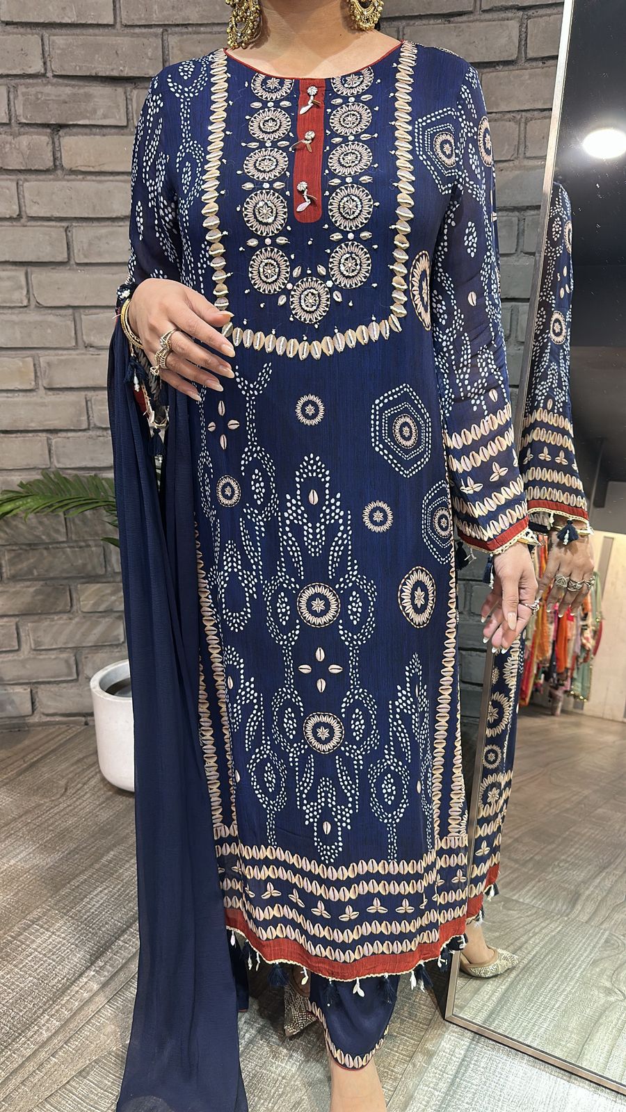 Noah Blue Digital Designer suit
