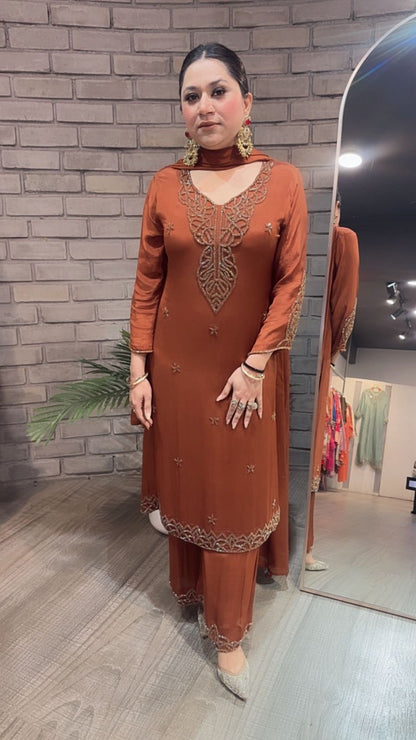 Chocolatti Katdana Designer Suit