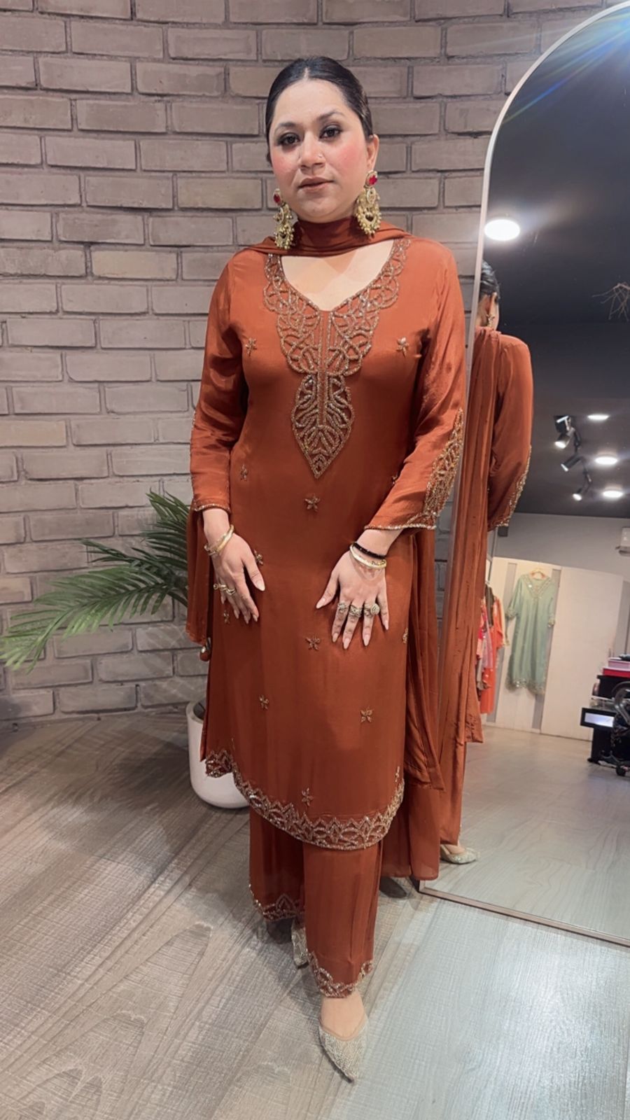 Chocolatti Katdana Designer Suit