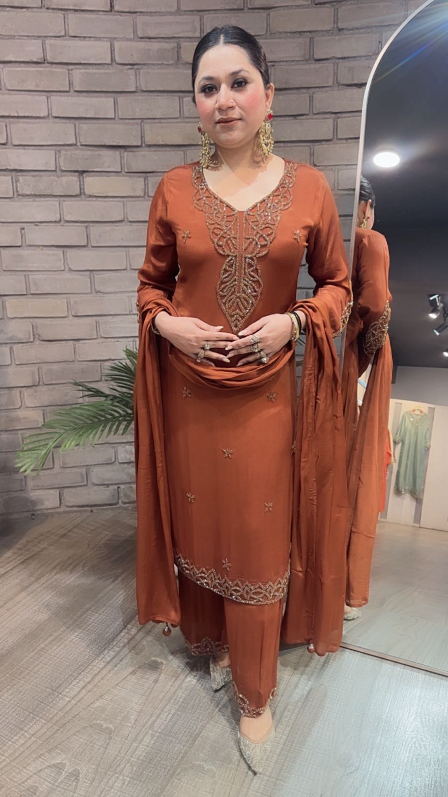 Chocolatti Katdana Designer Suit