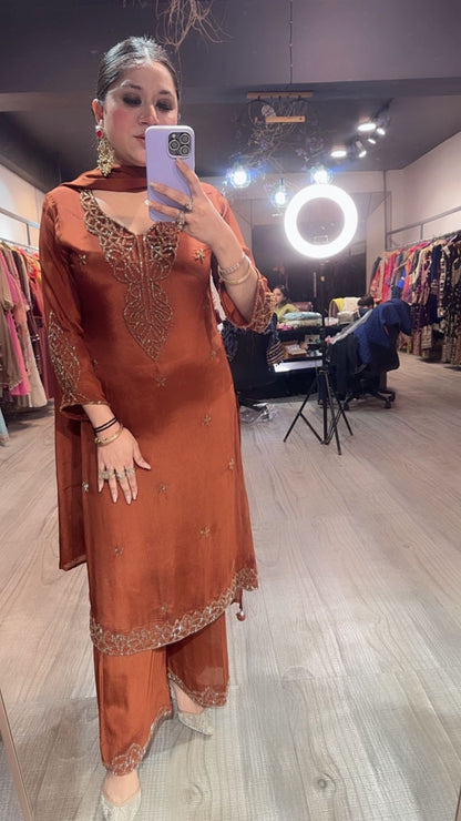 Chocolatti Katdana Designer Suit