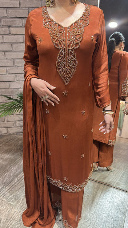 Chocolatti Katdana Designer Suit
