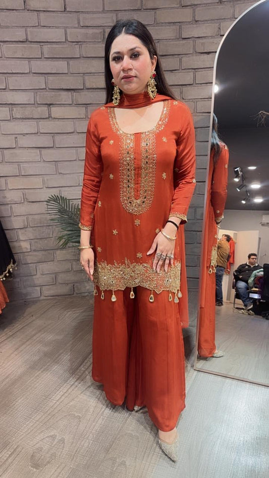 Asaya Rust Designer Suit