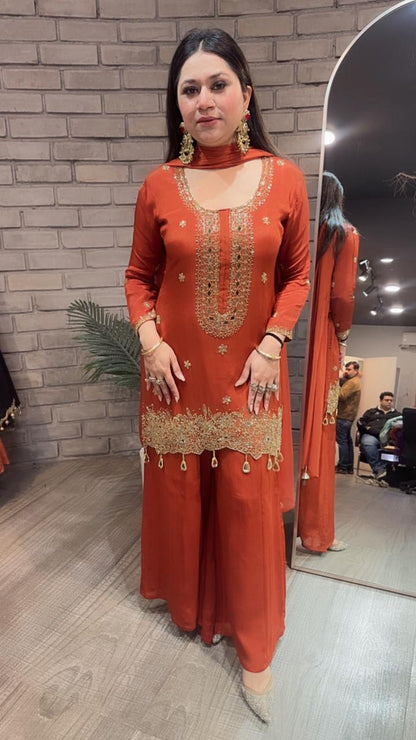 Asaya Rust Designer Suit