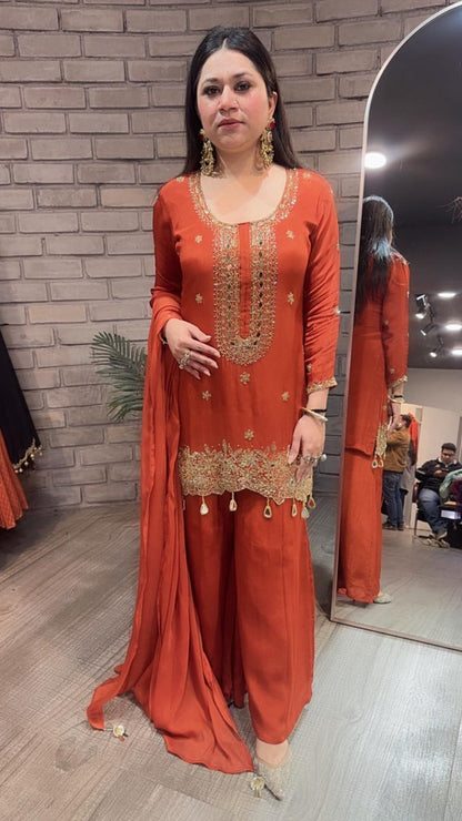 Asaya Rust Designer Suit