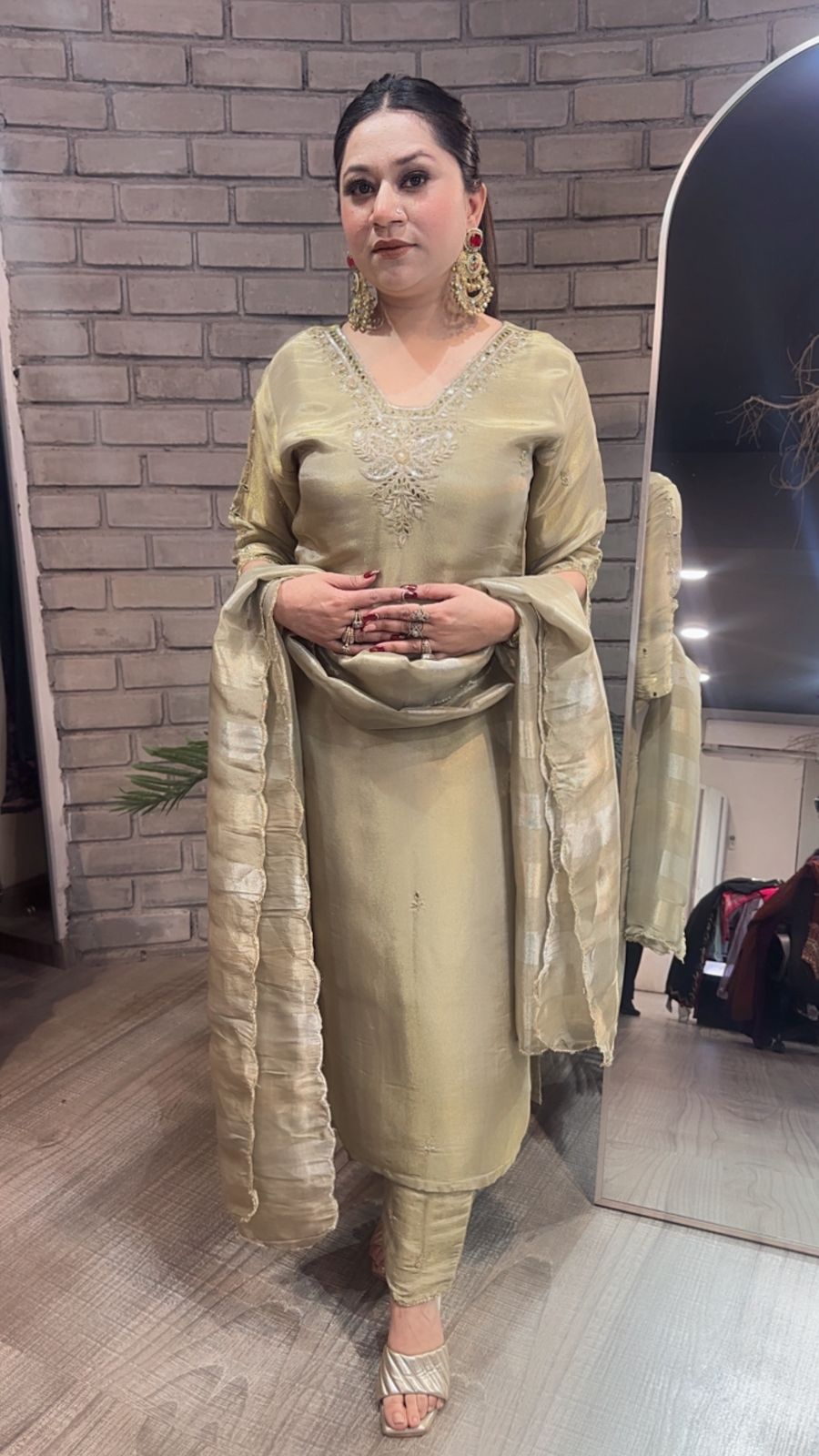 Gujral Golden Designer Suit