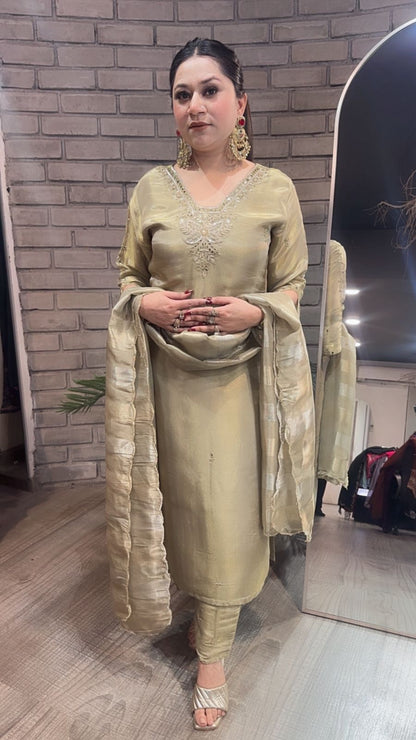 Gujral Golden Designer Suit