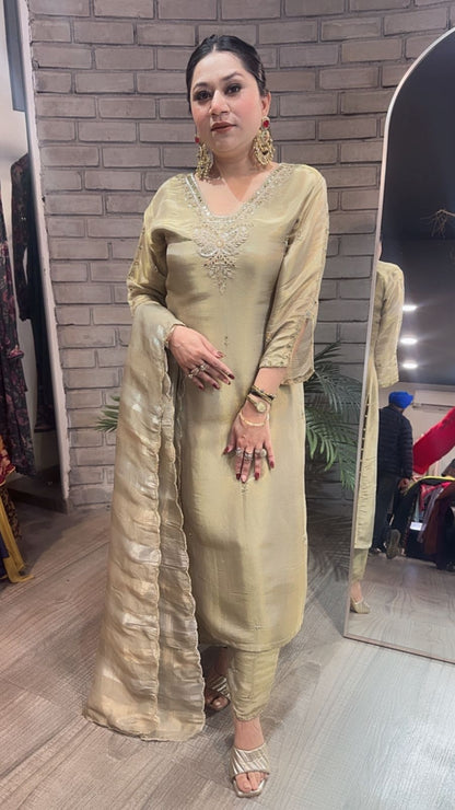 Gujral Golden Designer Suit