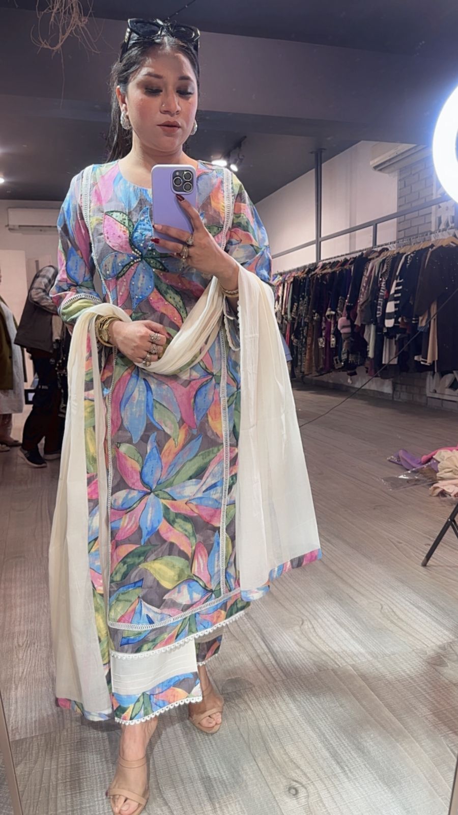 Basil Cotton Digital Designer Suit