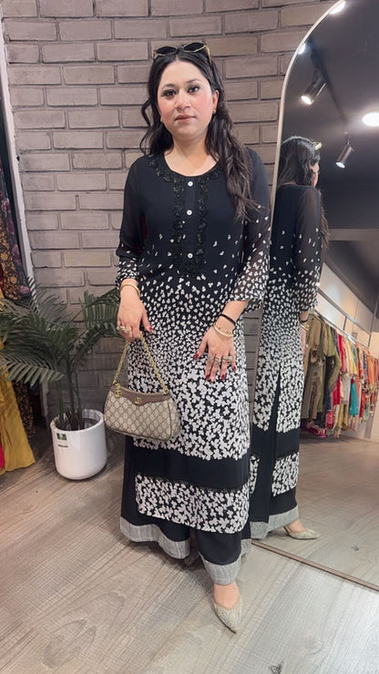 Piano Black white Designer Cordset