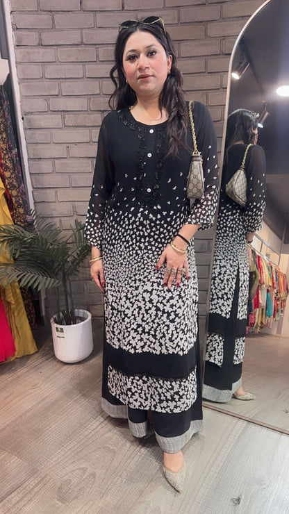 Piano Black white Designer Cordset