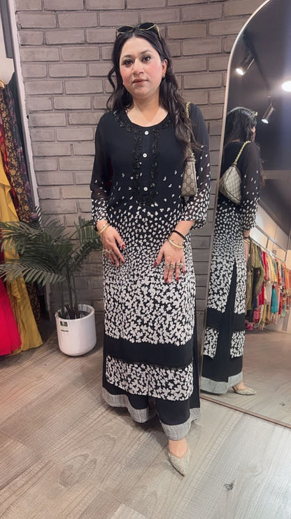 Piano Black white Designer Cordset