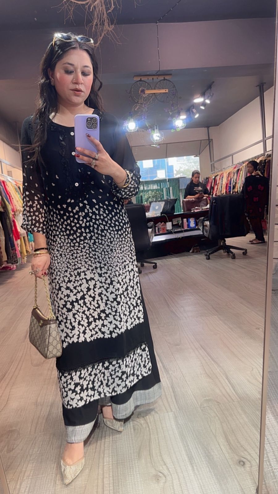 Piano Black white Designer Cordset