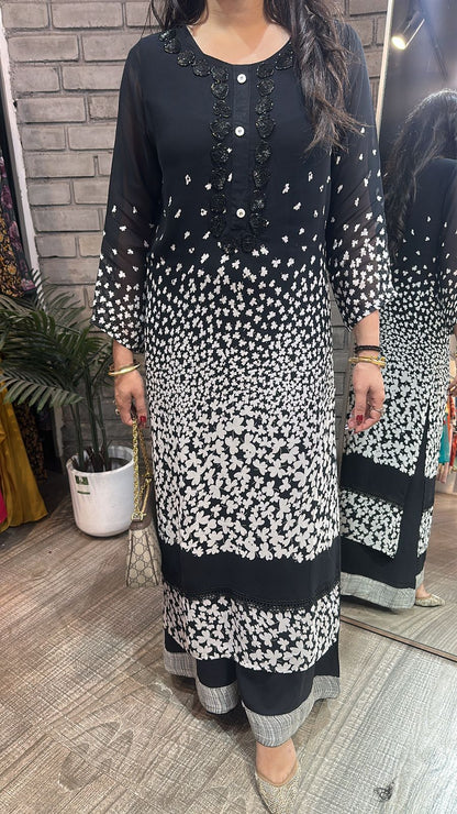 Piano Black white Designer Cordset