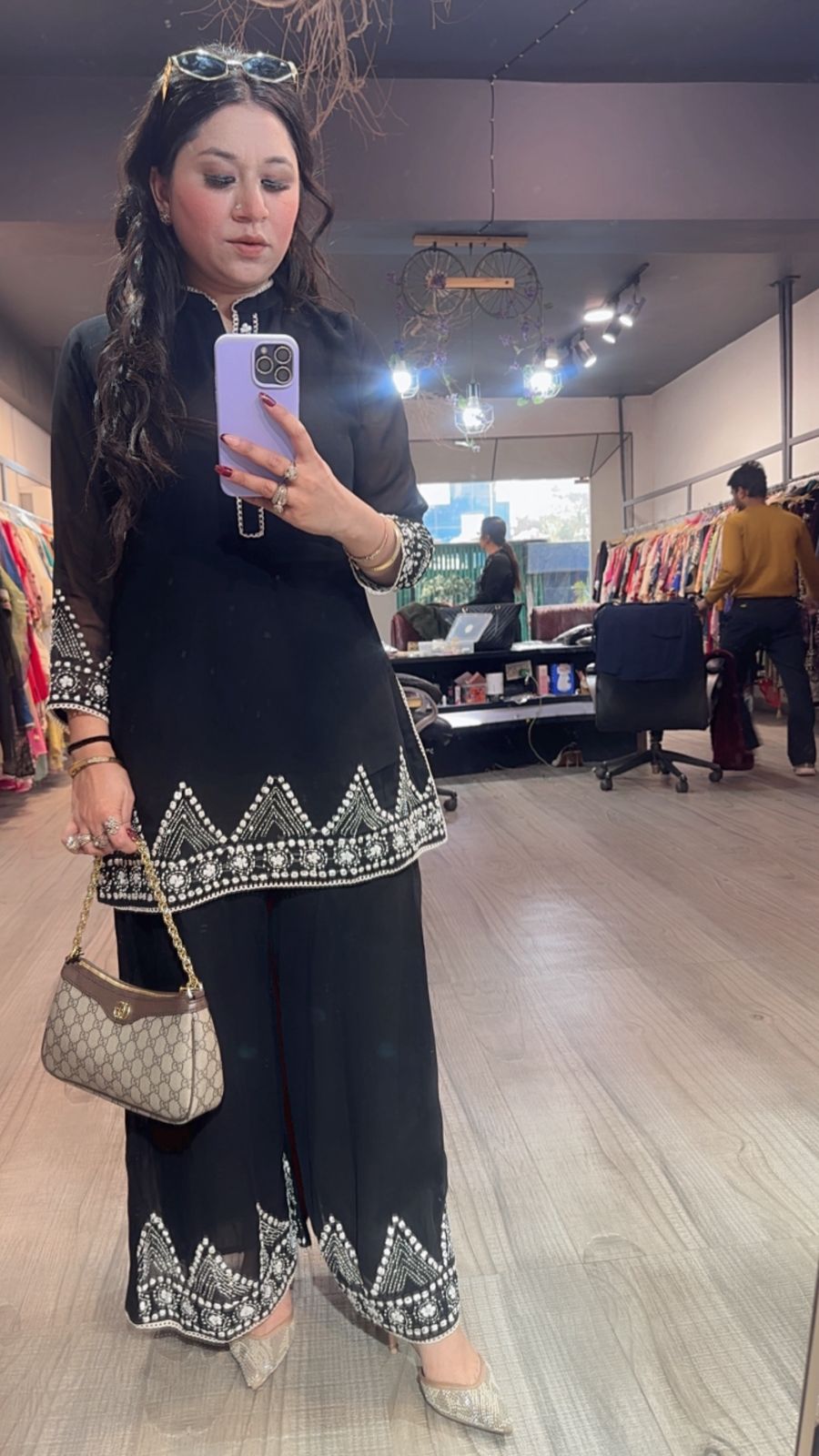 Dice Black white Designer Cordset