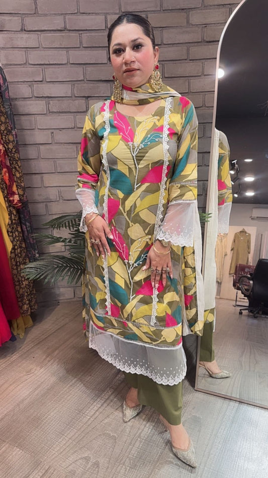 Rubarru Cotton Digital Designer Suit