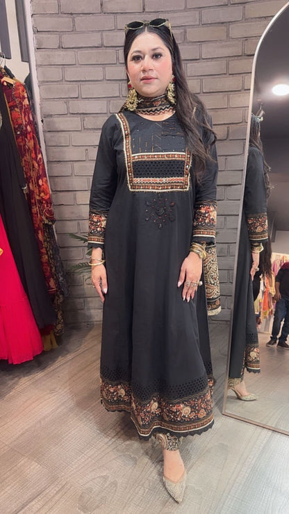 Akira Black Designer Anarkali Suit