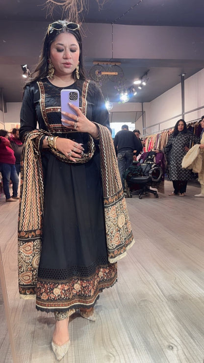 Akira Black Designer Anarkali Suit