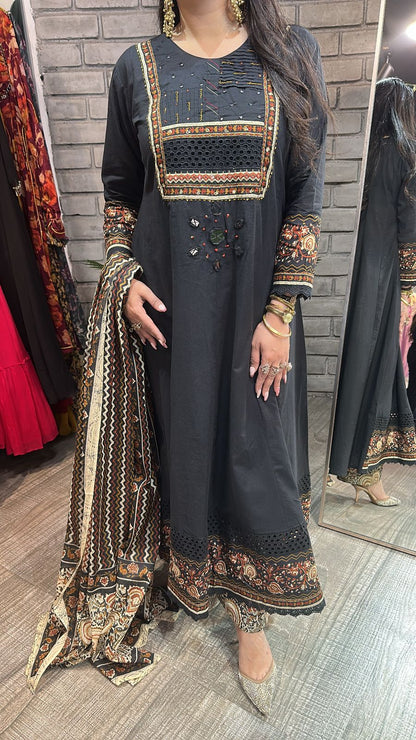 Akira Black Designer Anarkali Suit