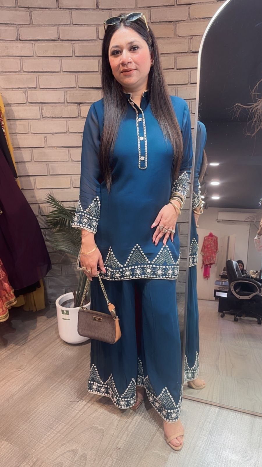 Dice Teal Blue Designer Cordset