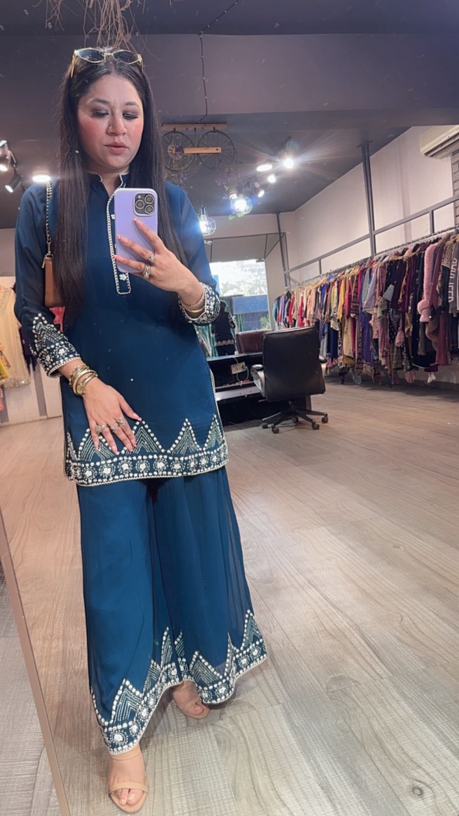 Dice Teal Blue Designer Cordset