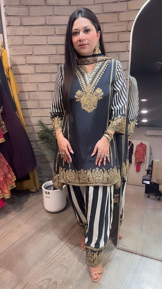 Bastin 2 Farshi Salwar Digital c-cut Style suit